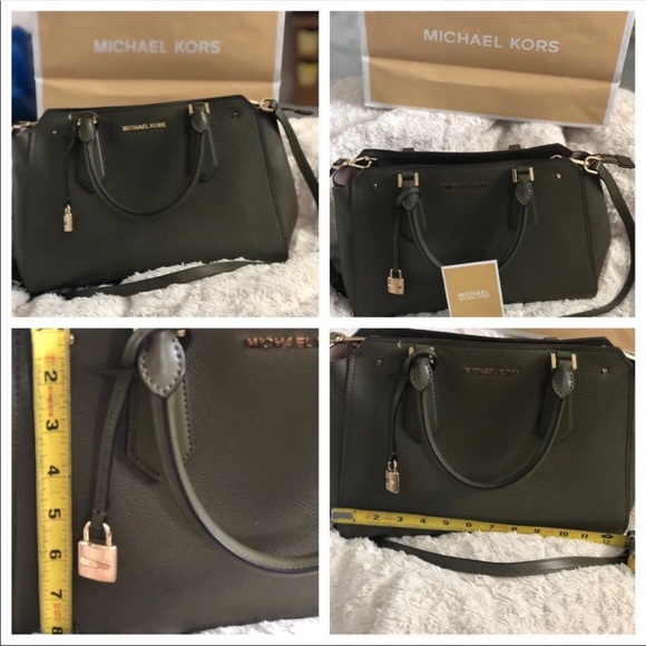 Army green mk handbag - Picture 6 of 6